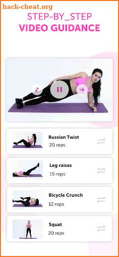 FitHer: Workout for women screenshot