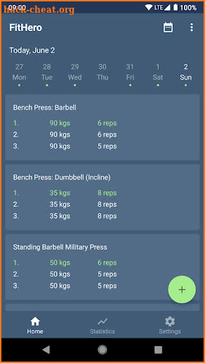 FitHero - Gym Workout Tracker screenshot