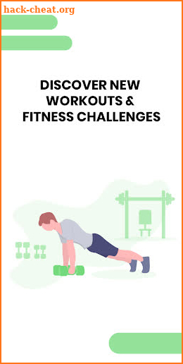 Fitly: Workouts, Motivation & Fitness Home Screen screenshot