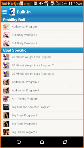 Fitness Buddy : 1700 Exercises screenshot
