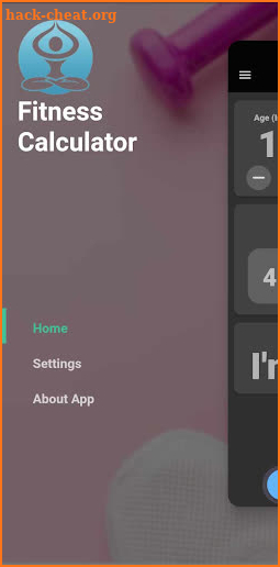 Fitness Calculator screenshot