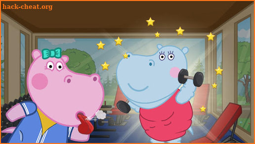 Fitness Games: Hippo Trainer screenshot