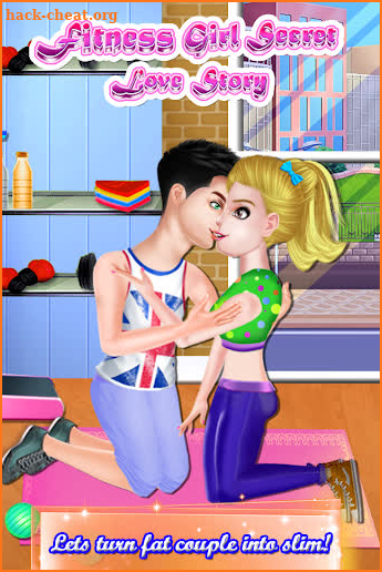 Fitness Girl Secret Love Story * Games for Teens screenshot