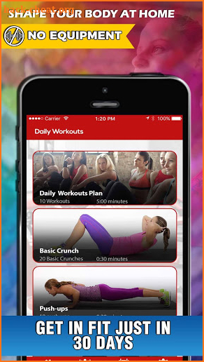 Fitness Gym Abs Workout, Lifetime Fitness Exercise screenshot