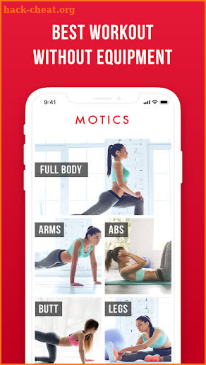 Fitness Workouts at Home - Motics screenshot