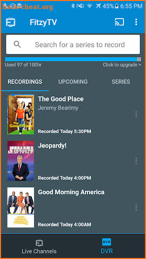 FitzyTV - Free Streaming TV Aggregator & Cloud DVR screenshot