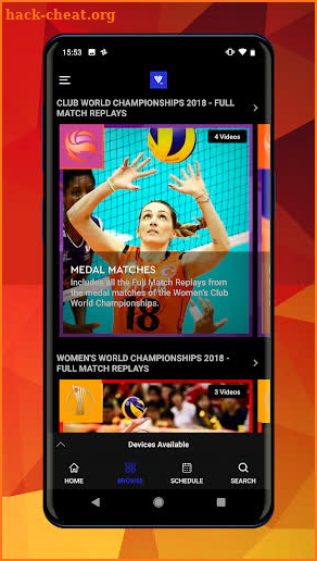 FIVB Volleyball TV - Streaming App screenshot