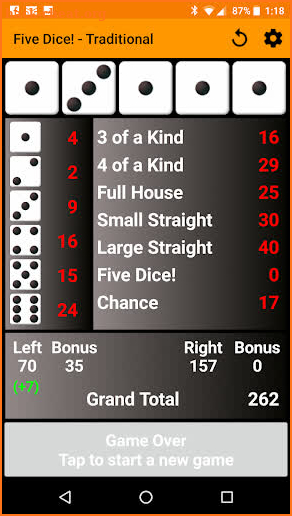 Five Dice! Paid screenshot