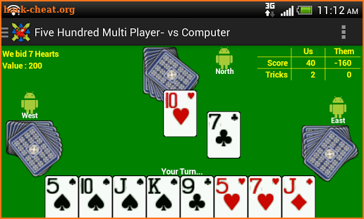 Five Hundred Multi Player screenshot