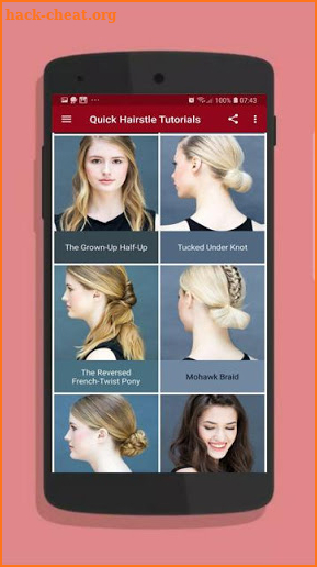 Five-Minute Hairstyles Tutorials For Busy Mornings screenshot
