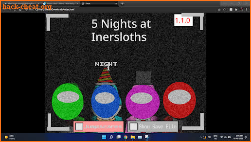 Five nights at Inersloths 1 screenshot