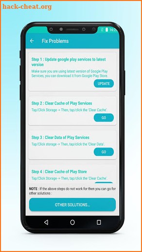 Fixing & Update Info Play Services screenshot