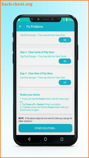 Fixing & Update Info Play Services screenshot
