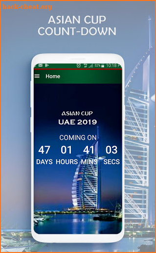 Fixtures & Live scores for Asian cup 2019 screenshot