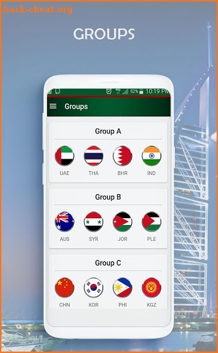 Fixtures & Live scores for Asian cup 2019 screenshot