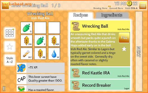 Fiz : Brewery Management Game screenshot