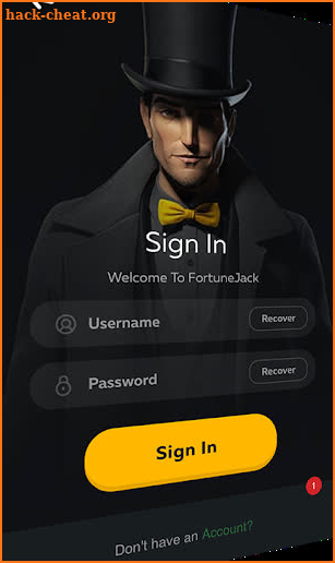 FJack Mobile - BTC Welcome screenshot