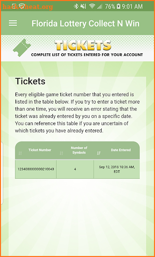 FL Lottery CNW screenshot