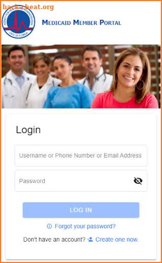 FL Medicaid Member Portal screenshot