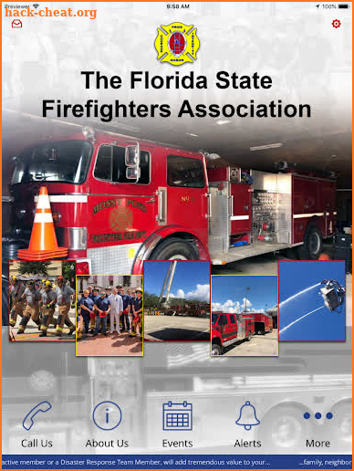 FL State Firefighters Assoc screenshot