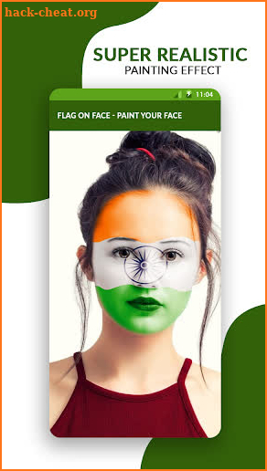 Flag Face App Free: Paint Flag on Face screenshot
