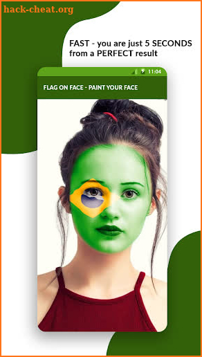 Flag Face App Free: Paint Flag on Face screenshot