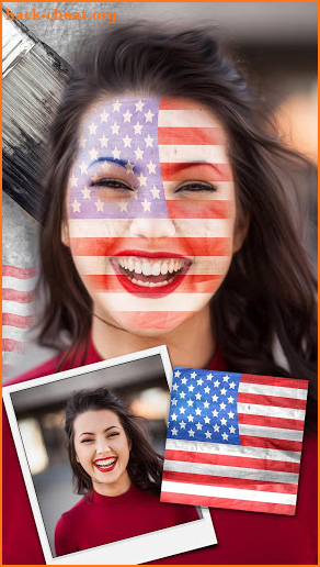 Flag Face - Flags Of The World Photo Editor screenshot