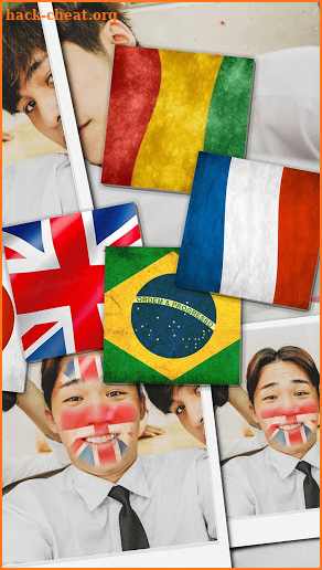 Flag Face - Flags Of The World Photo Editor screenshot
