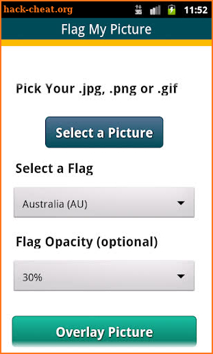 Flag My Picture screenshot