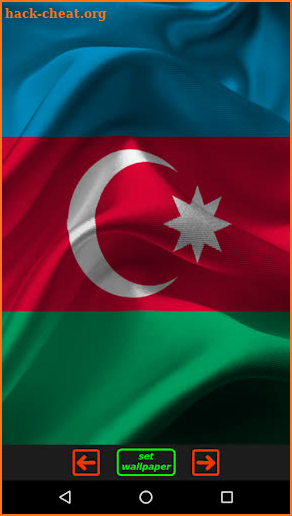 Flag of Azerbaijan screenshot
