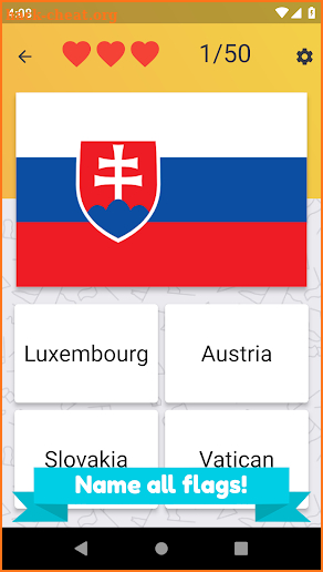 Flags and Countries of the World – Guess Quiz screenshot