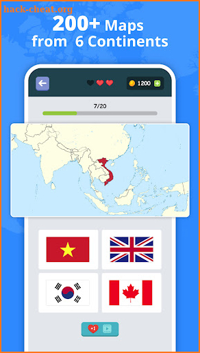 Flags of countries: Quiz Game screenshot