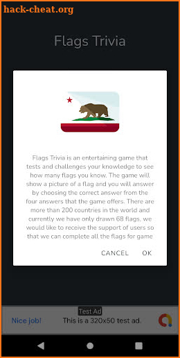 Flags Trivia screenshot