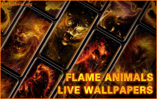 Flame animal live wallpapers screenshot