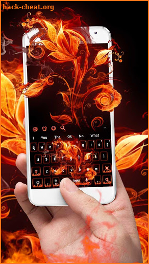 Flame Flower Keyboard screenshot
