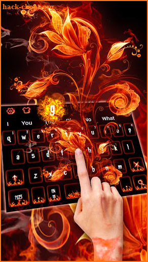Flame Flower Keyboard screenshot