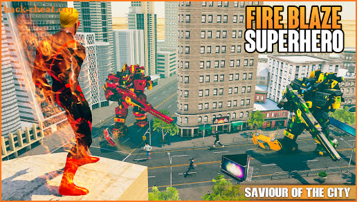 Flame Hero Fire Blaze Robot: Light Speed Hero screenshot