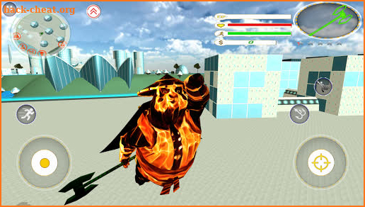 Flame Panda Rope Hero - Super Gangster Panda screenshot