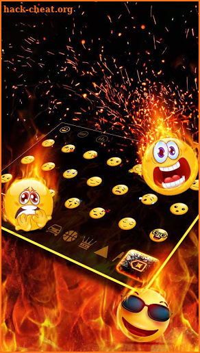 Flaming Fire keyboard screenshot