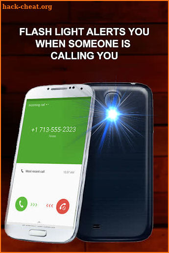 Flash Alert:Flashlight On Call screenshot