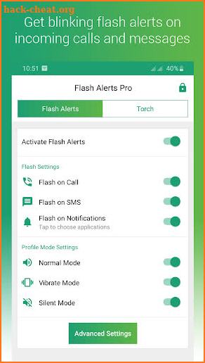 Flash Alerts Pro screenshot