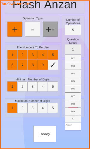 Flash Anzan (Mental Math) screenshot