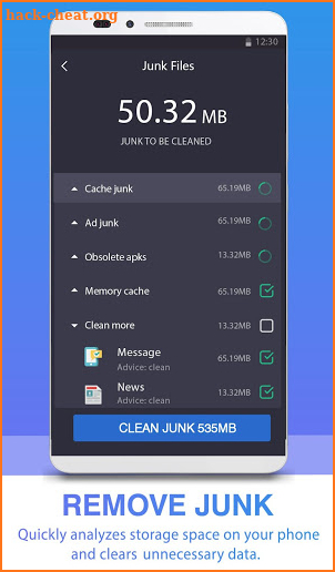 Flash Cleaner & Booster App screenshot