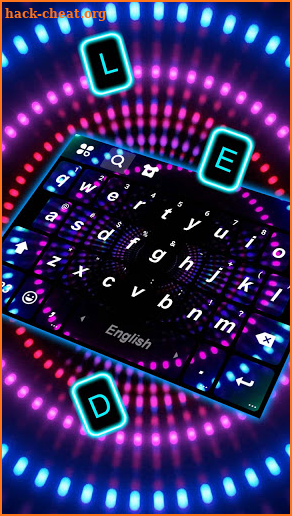 Flash Color Light Keyboard Background screenshot