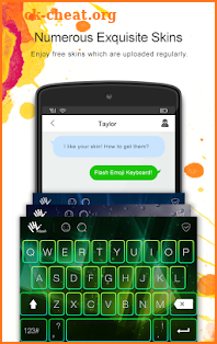 Flash Emoji Keyboard & Themes screenshot