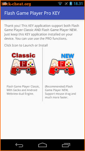Flash Game Player Pro KEY screenshot