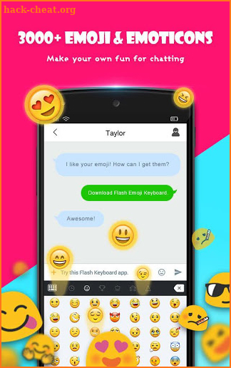Flash Keyboard - Emoji & Theme screenshot