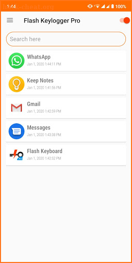 Flash Keylogger Pro screenshot