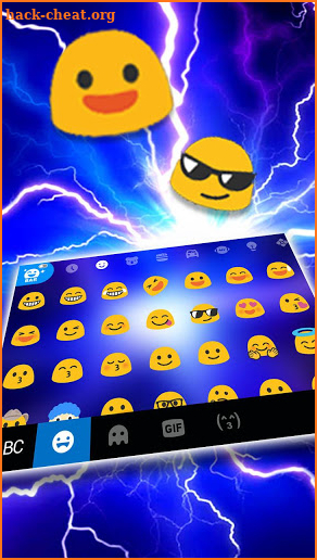 Flash Lightning Keyboard Theme screenshot