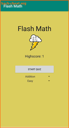 Flash Math screenshot